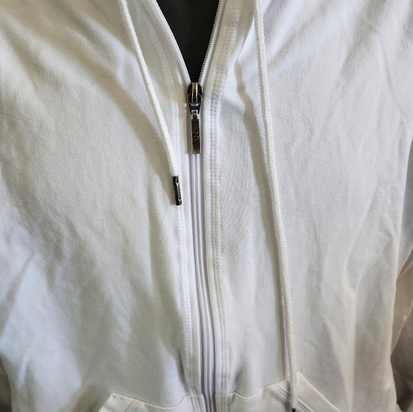 Northern Reflections White Zip Hoodie, Size Large - Picture 5 of 5